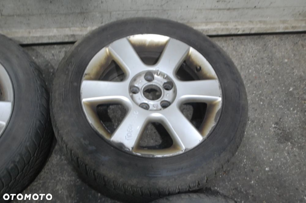 KOŁA FELGI ALUMINIOWE + OPONY ZIMOWE 1T0601025C 5X112 ET50 6.5J 205/55R16 VW TOURAN I GOLF V AUDI SEAT SKODA - 4