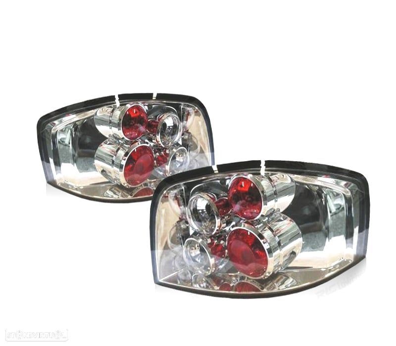 FAROLINS TRASEIROS AUDI A3 3 PORTAS 03-08 LOOK LEXUS - 1