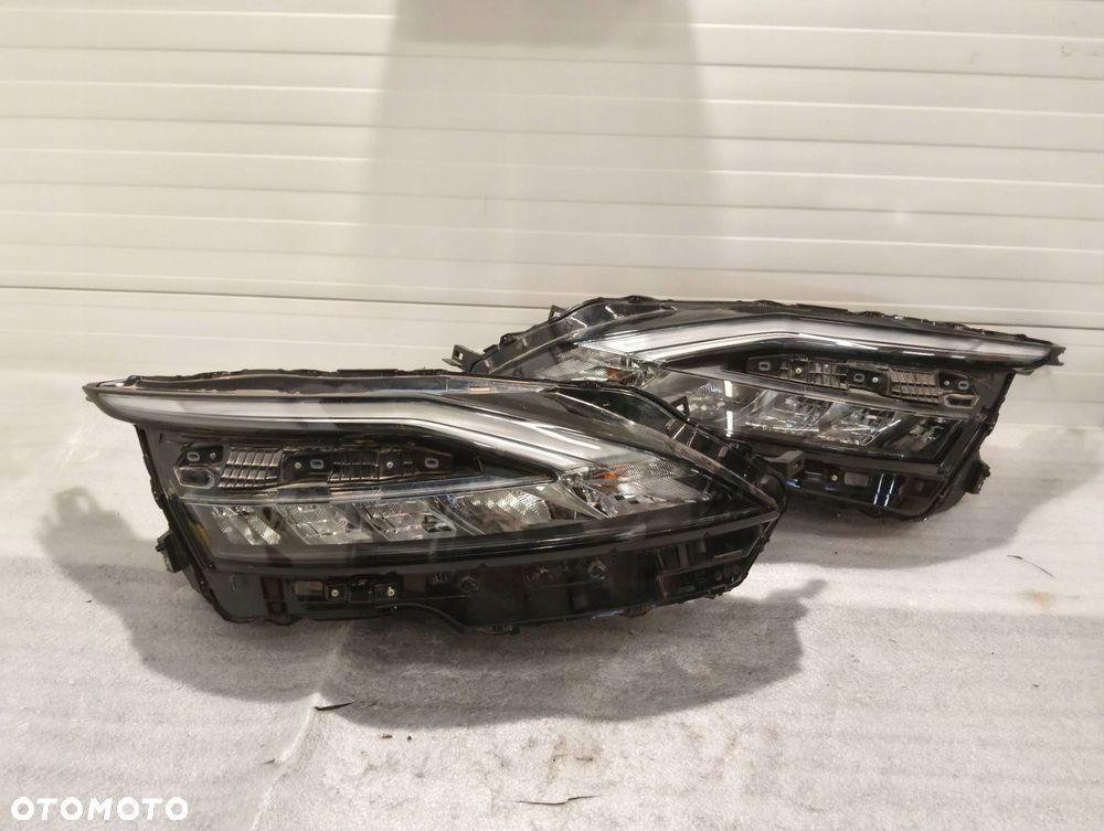 nissan qashqai j12 full led komplet lamp przednich żółta naklejka 100-8d02g - 1