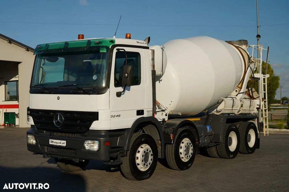 Mercedes-Benz ACTROS 3246 / BETONIERĂ SCHWING STETTER / 8X4 / EPS + AMBREIAJ / JANTE DIN ALIAJ / - 3