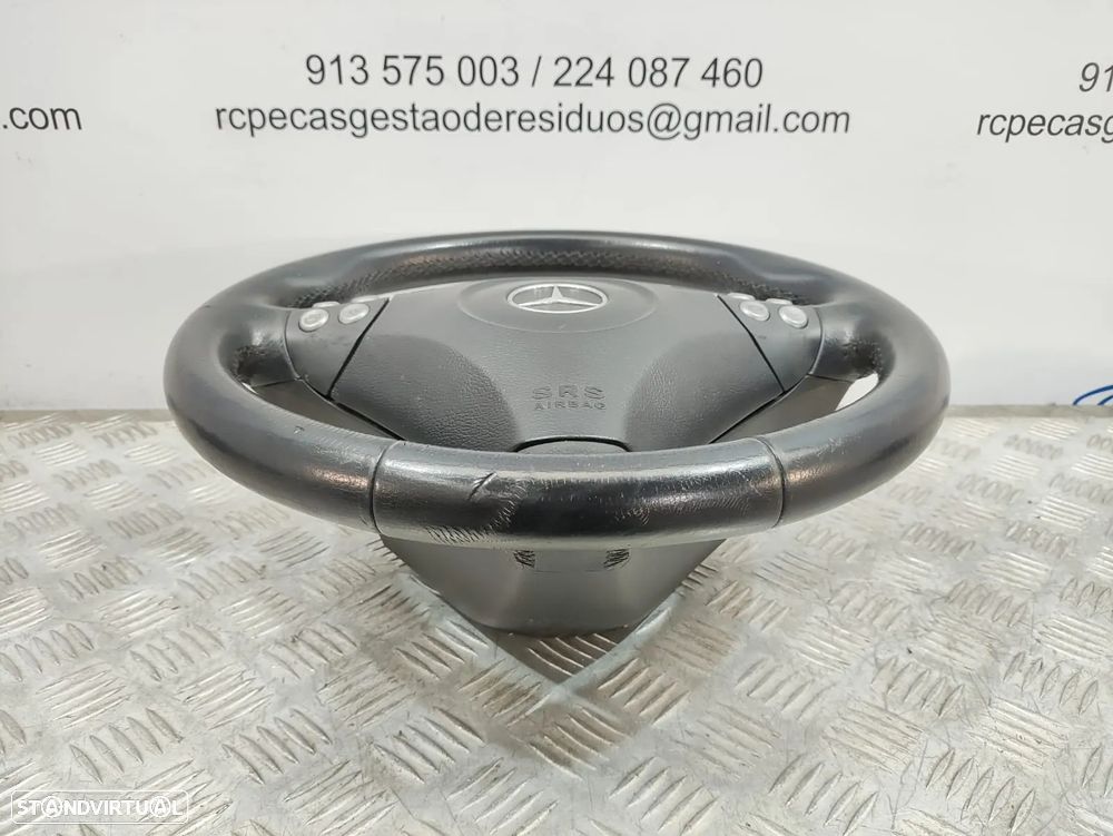 Volante Completo em Pele Multifunções Mercedes Benz SLK R171 A1714600403 - 11