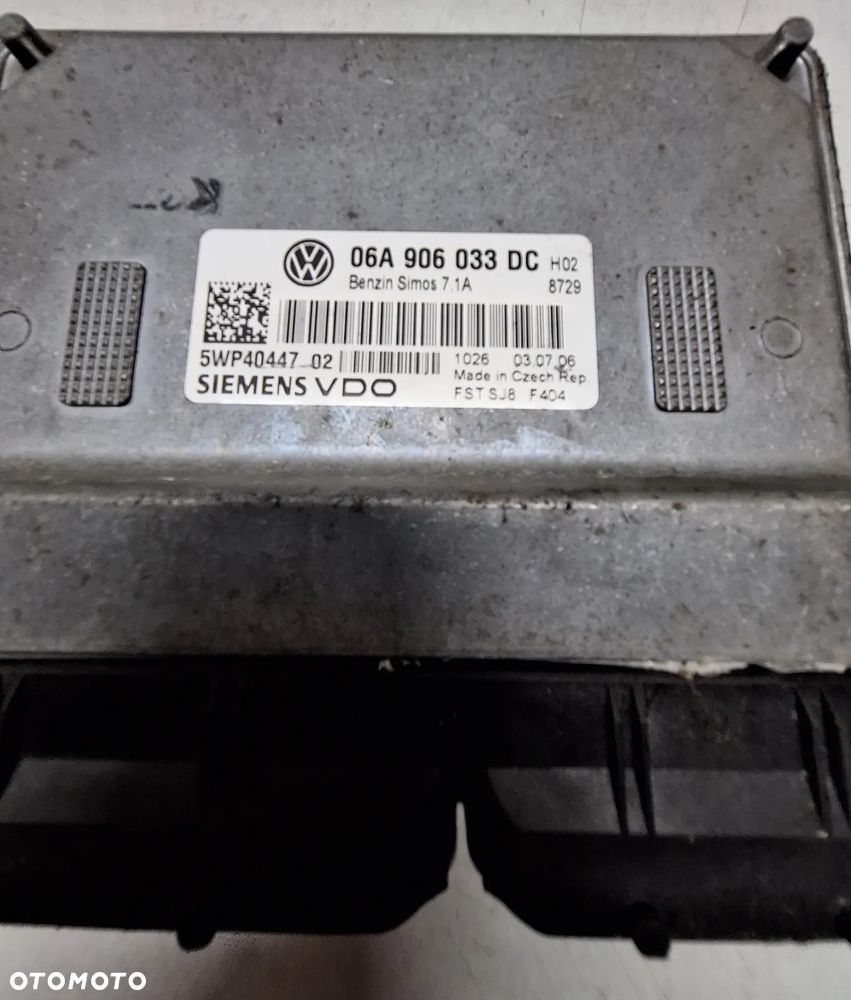 STEROWNIK SILNIKA SIEMENS 06A906033DC VW GOLF PLUS 1.6B EUR - 2