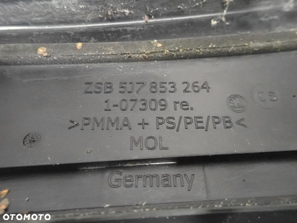 LISTWA SZYBY CZOŁOWEJ PRAWA SKODA PRAKTIK 1.4 5J7853264 - 6