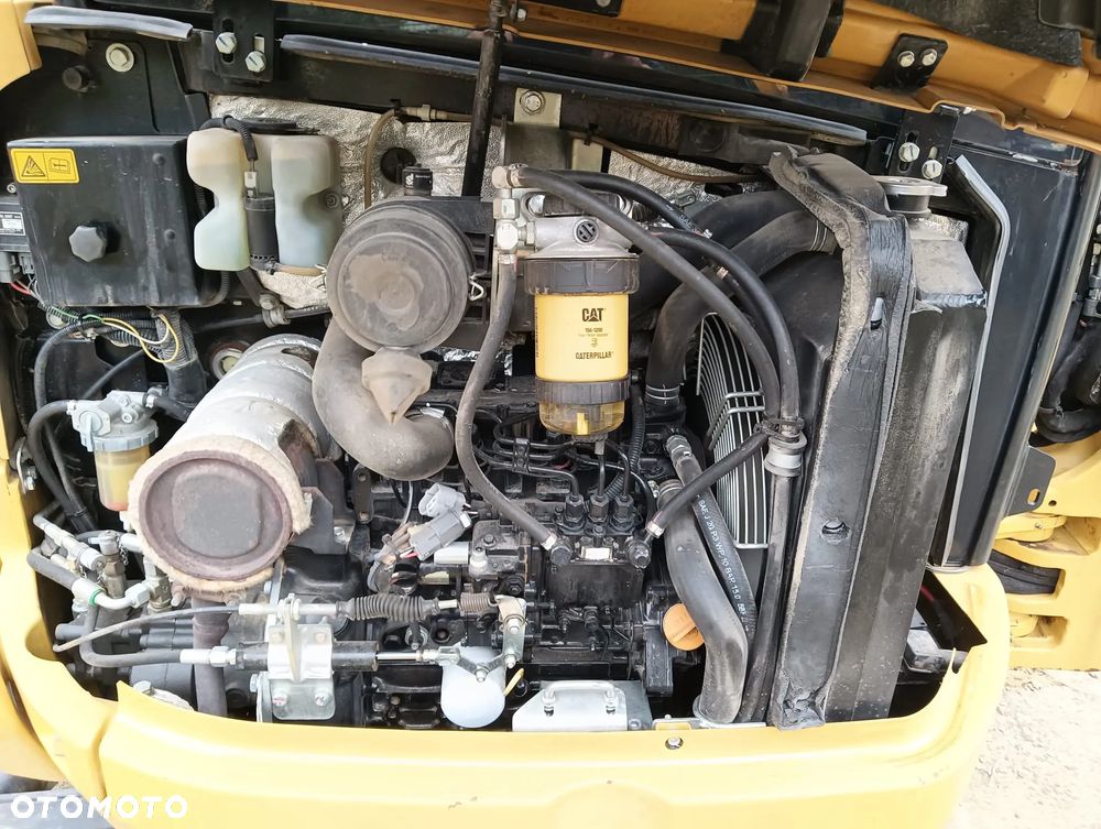 Caterpillar CAT 302.7 E | 2016r | 2500 mtg | 2700kg | minikoparka mini koparka gąsienicowa mała koparka obrotowa gąsienice gumowe - 12