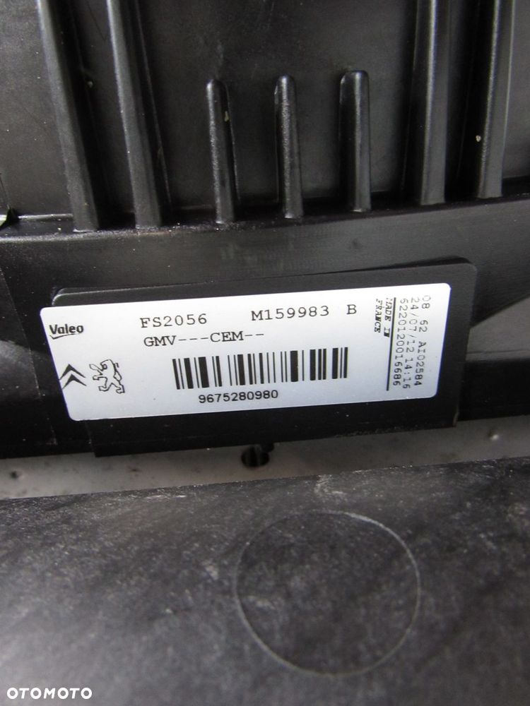 PEUGEOT 208 2008 1.2 12-19 WZMOCNIENIE PAS PRZEDNI CHLODNICE WENTYLATOR 9676534280 9675280980 - 8