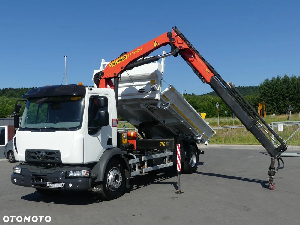 Renault D 18.280 / WYWROTKA 2 STR + HDS SKŁADANY W Z / NISKI PRZEBIEG / - 1