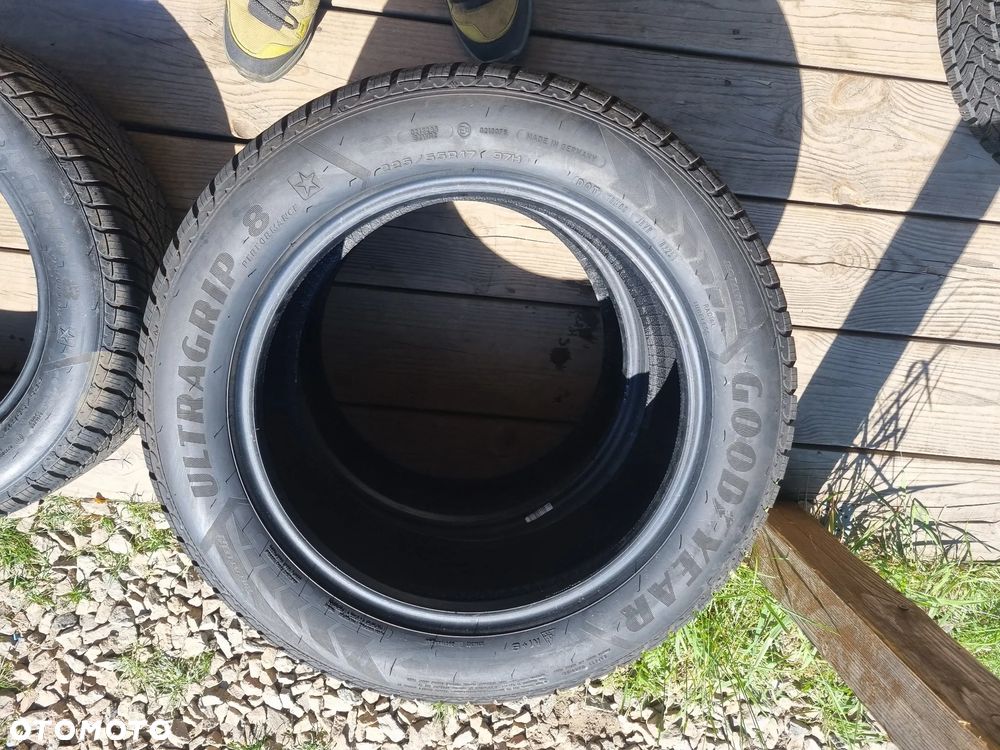 Opony Goodyear ULTRAGRIP 8 *PERFORMANCE 225/55R17 97H 2025r, 4x8mm jak nowe - 11