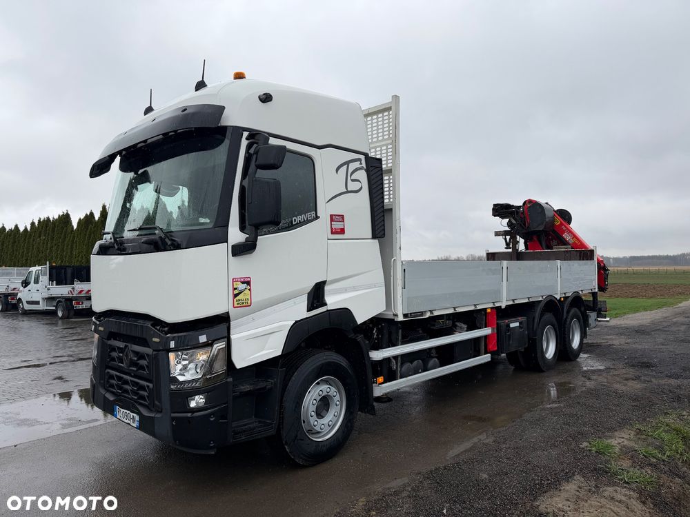 Renault C380 6X2 // SKRZYNIOWY + HDS PALFINGER PK17.001 SLD3 // SUPER STAN - 4