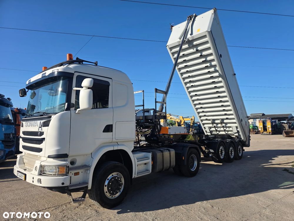 Scania G 450 4x4 + Schmitz Alu-Stal 26m3 z Niemiec - 7