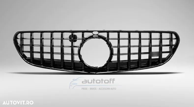 Grila Compatibila Cu Mercedes-Benz S-Class C217 A217 (2014-2022) Negru Lucios - 6