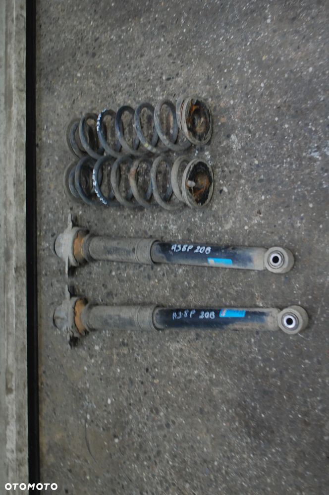 AMORTYZATORY TYŁ TYLNE + SPRĘŻYNY VW GOLF V 1.9 TDI JETTA AUDI A3 8P 2.0 FSI SACHS 1.6 FSI - 6