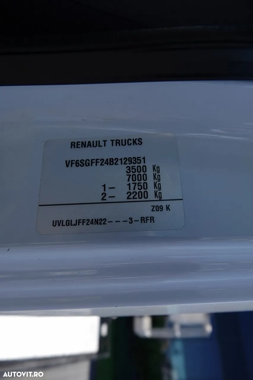 Renault MAXITY 110 DXI / ELEVATOR 20 METRI / ELEVATOR CU CULBIE TP20 / COȘ PENTRU 2 PERSOANE - 250 KG / 42.000 KM / CONTRACT POST-SERVICE - 37