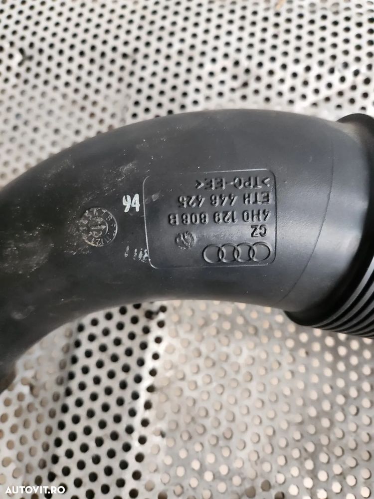 Tubulatura Conducta Carcasa Filtru Aer Audi A8 4H D4 3.0 Diesel Euro 5 Cod 4HB An 2010-2011-2012-20 - 4