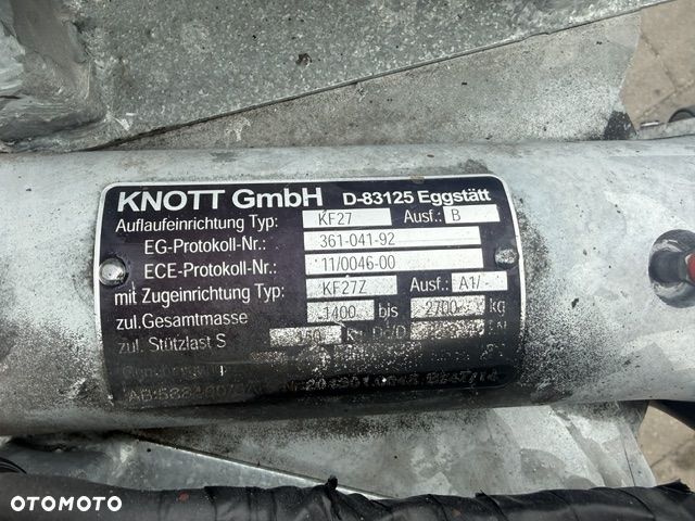 Boro BR2 Przyczepa Ciężarowa Laweta DMC 2000 kg Przewóz Pojazdów - 6