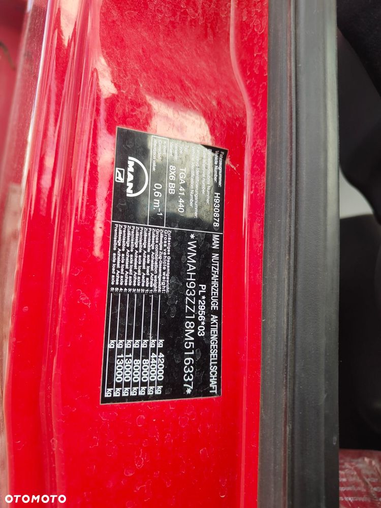 MAN TGA 41.440 8x6 - 12