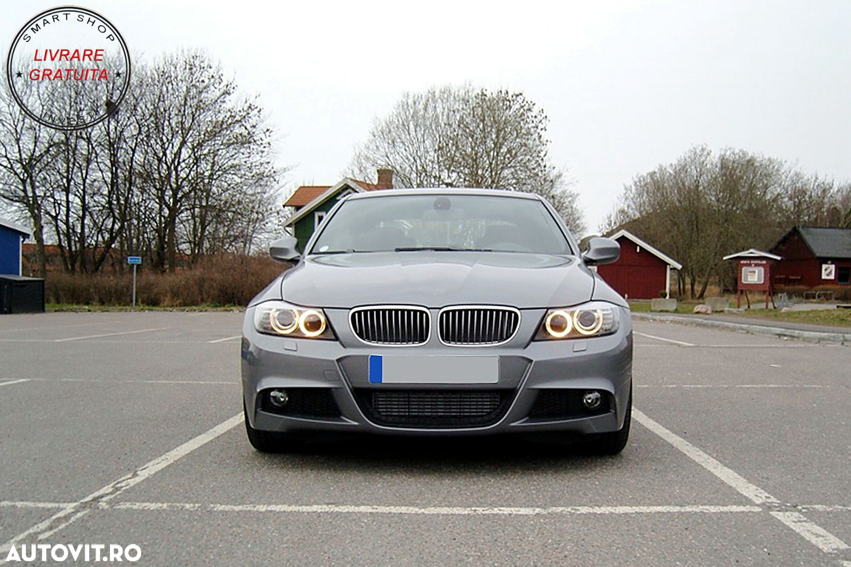 Bara Fata BMW Seria 3 E90 Sedan E91 Touring LCI (2008-2011) M-Technik Design- livrare gratuita - 5