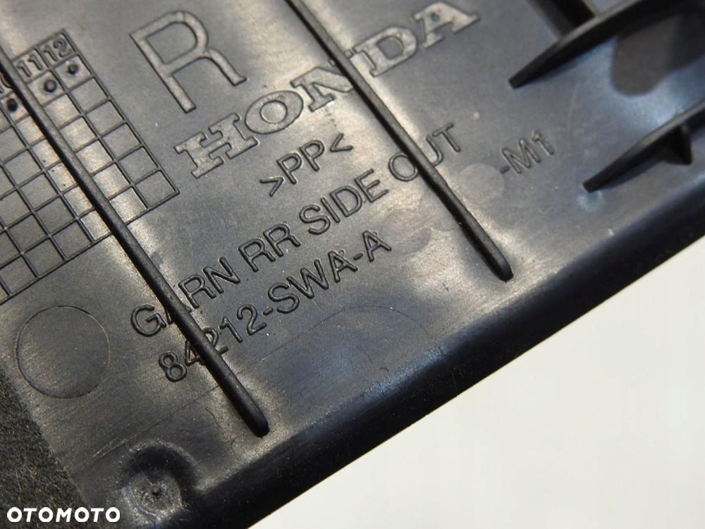LISTWA NAKŁADKA PROGOWA PRAWY TYŁ HONDA CR-V III 84212-SWA-A - 5
