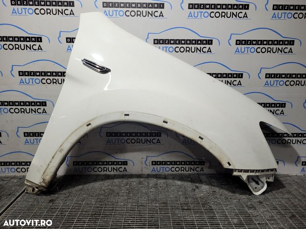 Aripa Dreapta Fata Mitsubishi ASX Facelift 2012 2012 - 2015 4 Usi alb (1129) - 1