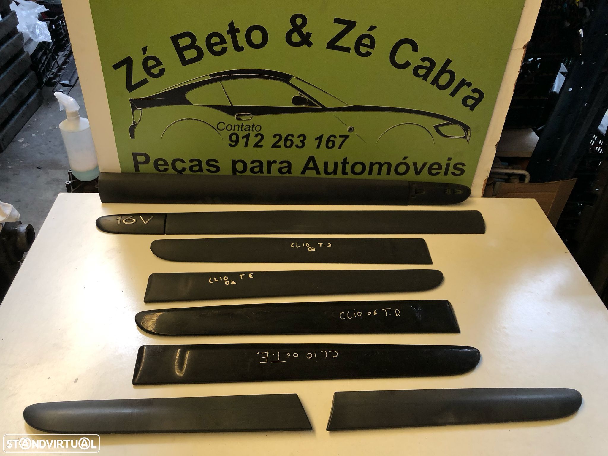 RENAULT CLIO II 2 FRISO PORTA FRENTE TRAS - FR015 - 1