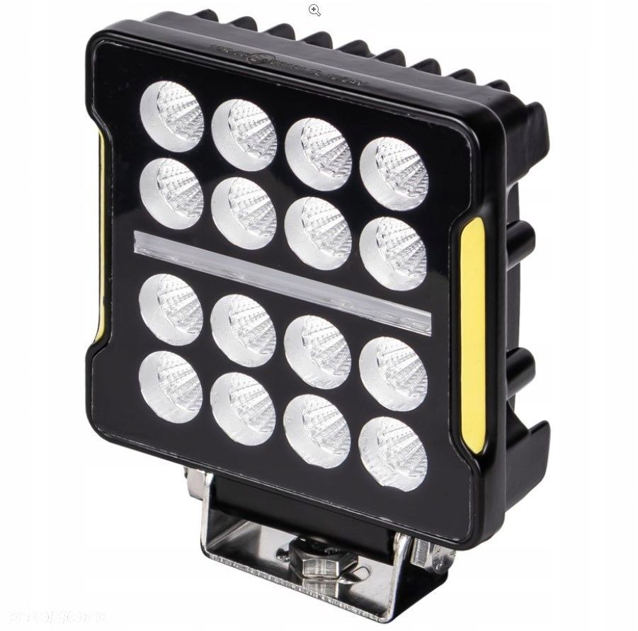 lampa robocza 16x led kwadrat bus traktor - 4