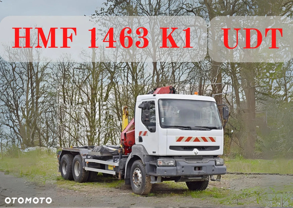 Renault Kerax 370 *HAKOWIEC + HMF 1463 K1 * 6x4