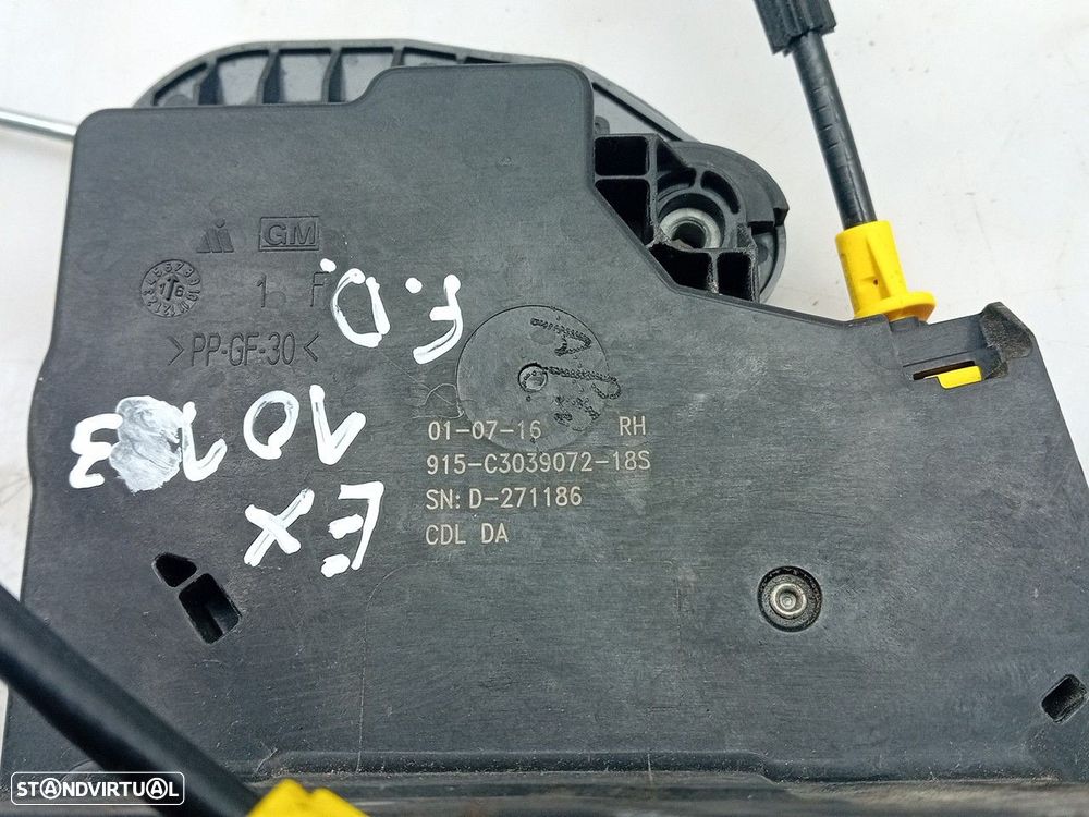 Fechadura / fecho porta frente direito OPEL Astra K - 5