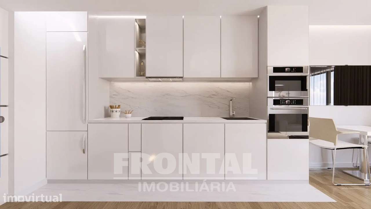 Apartamento T0 com Varanda | Condomínio Privado com Conceito Contempor - Grande imagem: 3/12