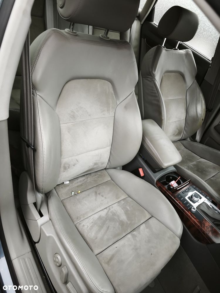 AUDI A6 C6 07r SEDAN FOTELE KANAPA PÓŁSKÓRA ALCANTARA BOCZKI - 2