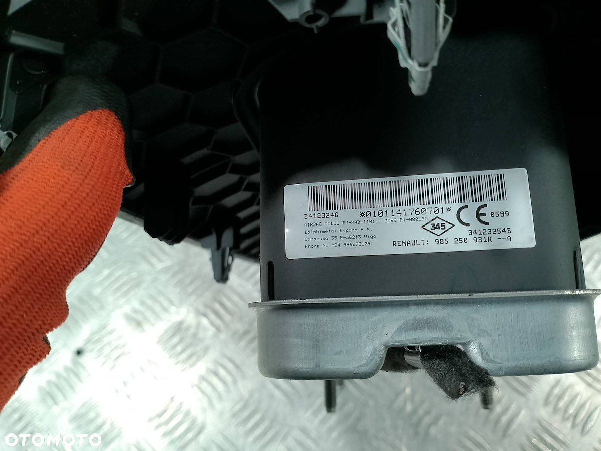 PODUSZKA PASAŻERA, AIRBAG DACIA LOGAN 985250931R - 2