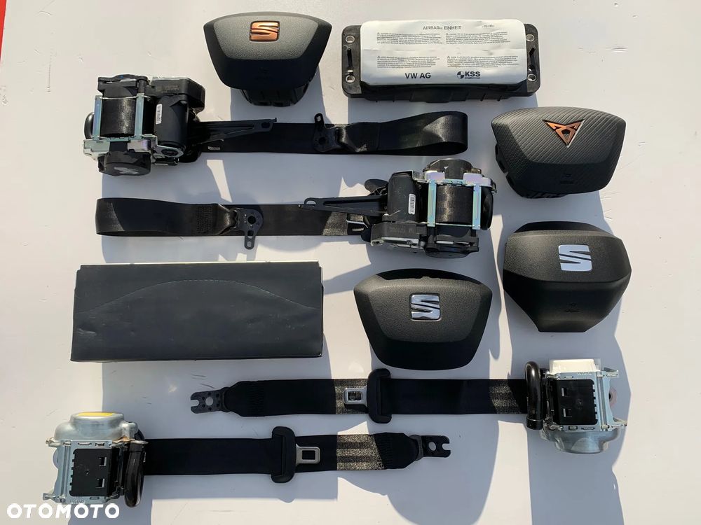 SEAT CUPRA BORN FORMENTOR IBIZA ATECA TERRACO ALHAMBRA TOLEDO LEON III 3 IV 4 MII PODUSZKA POWIETRZNA KIEROWCY  AIRBAG KOLAN PODUSZKA KOLANOWA PASAŻERA FOTELOWA W FOTEL  regeneracja naprawa Raz2 - 2