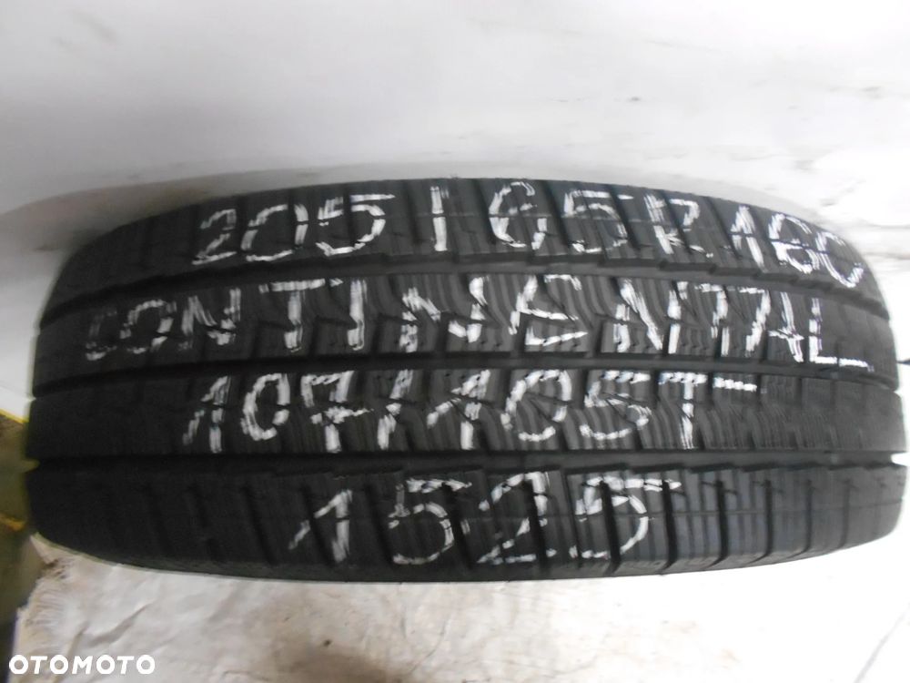 OPONA POJEDYNKA 205/65R16C CONTINENTAL VANCONTACT 4SEASON DOT 1525 10MM - 1