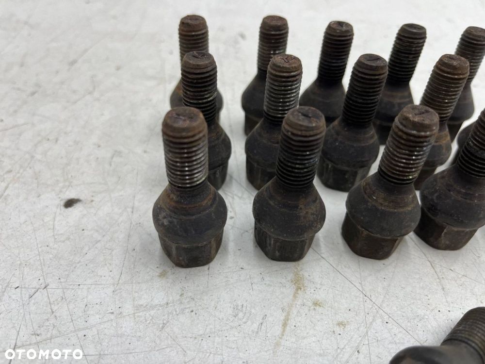 Śruby do felg alumiowych Renault Dacia M12x1,5 Stożkowe 23mm. całość 51mm. śruba do kół komplet 19 - 4