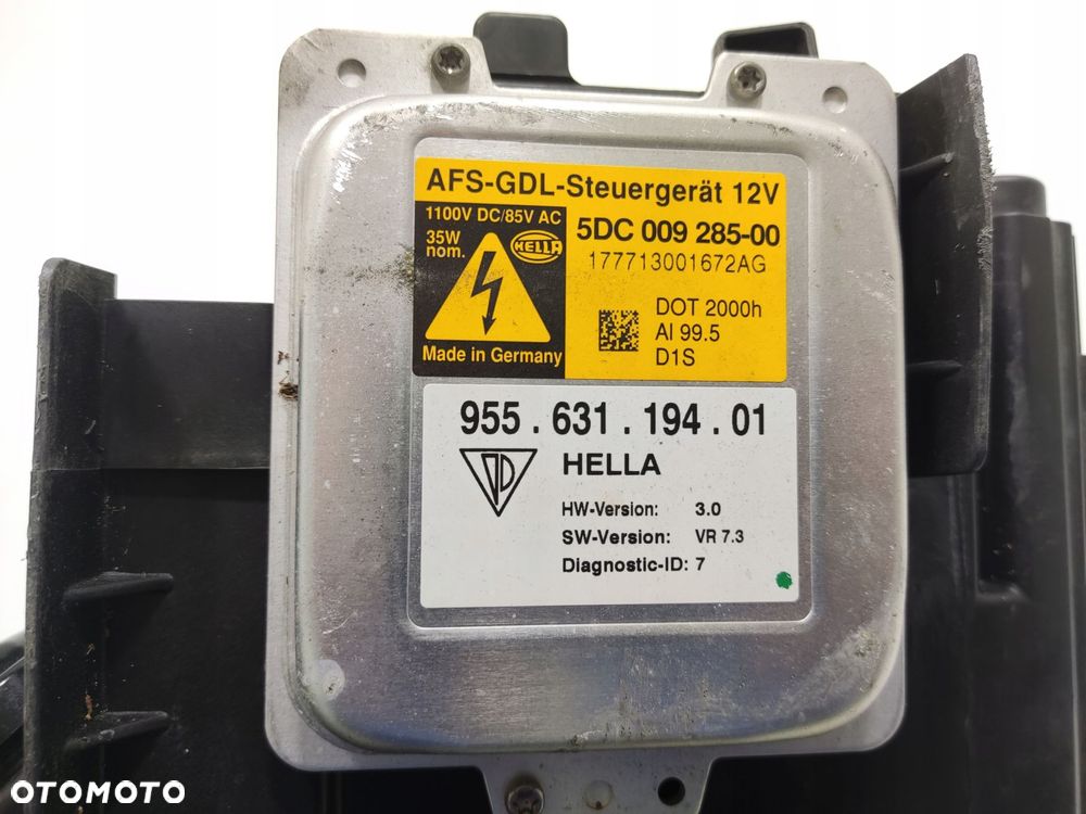 lampa prawy przód xenon skrętny porsche cayenne i 2007-2009 lift 7l5941032g - 9