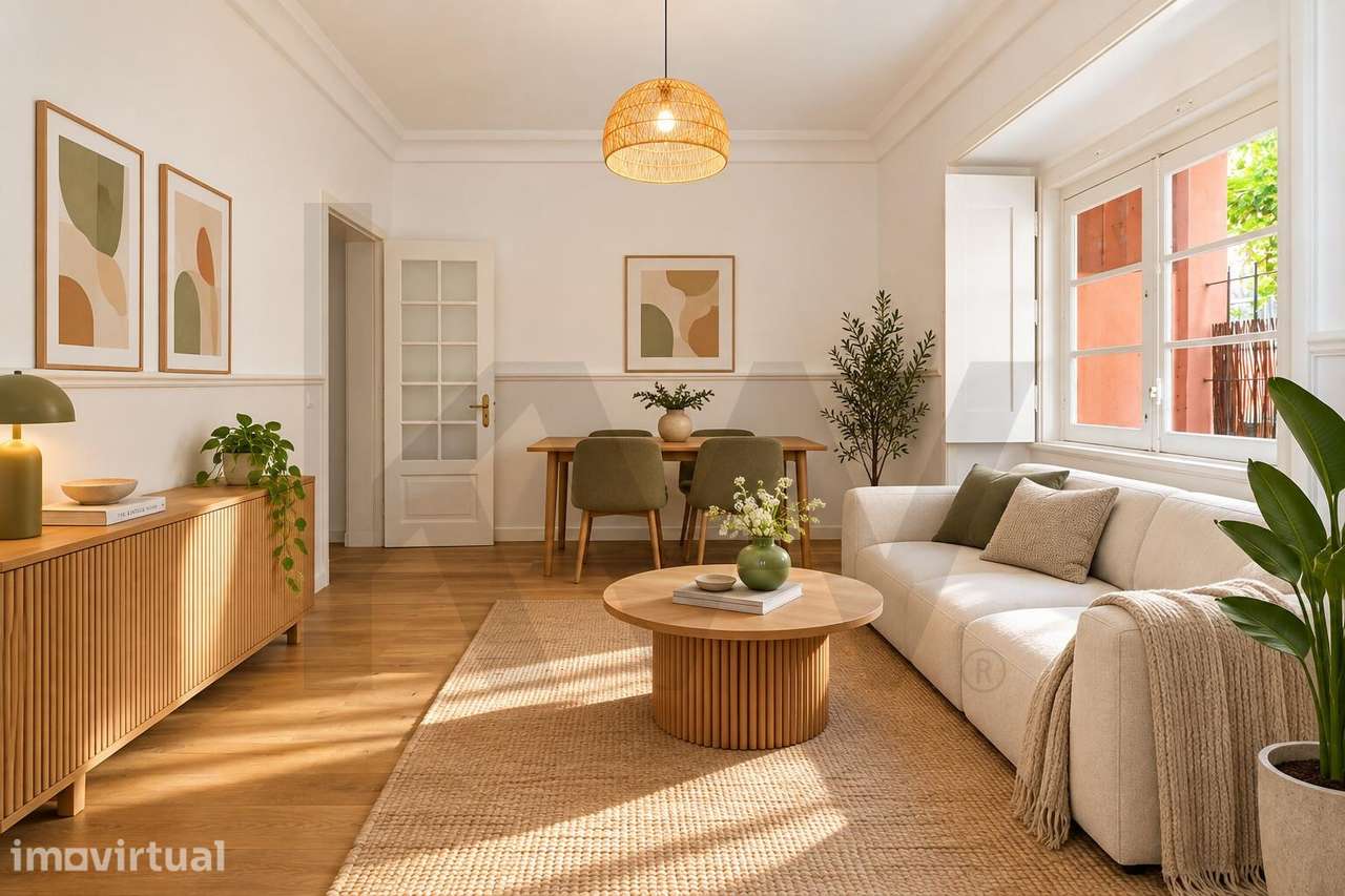 Apartamento com 155 m2 e Espaço Exterior no Saldanha - Grande imagem: 4/22
