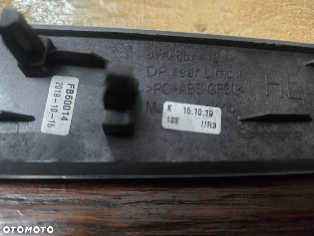 AUDI A4 B9 DEKORY ALUMINIUM RYBIA ŁUSKA EU - 3