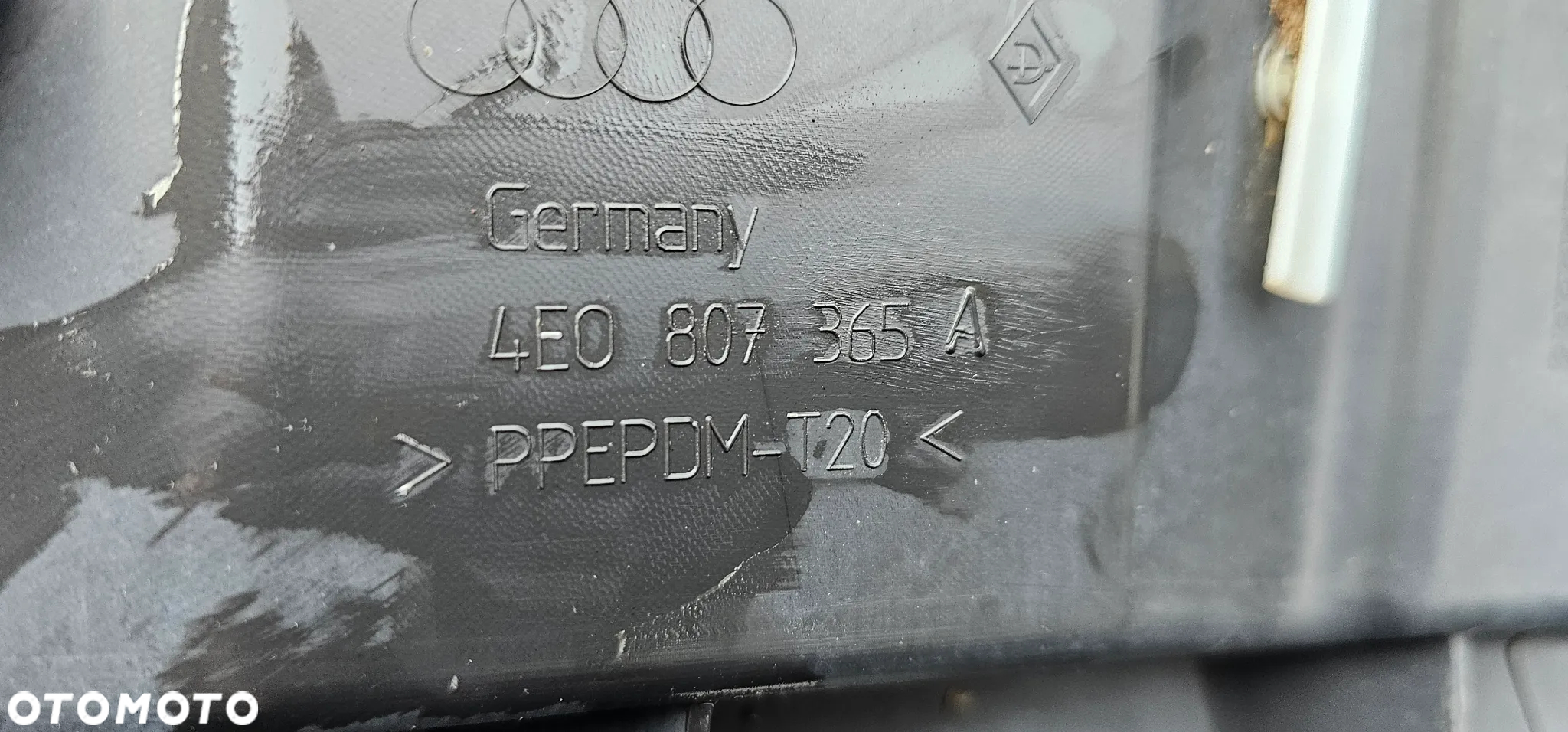 Zderzak tylny tył Audi A8 D3 4E0807365A - 8
