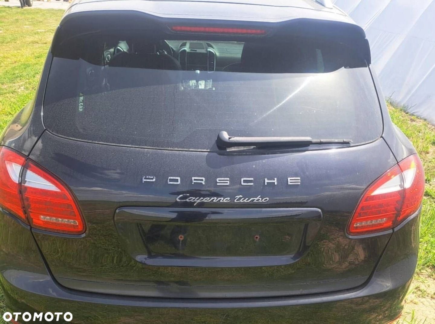 KLAPA BAGAŻNIKA TYŁ PORSCHE CAYENNE 7P II LC9X GTS TURBO - 1