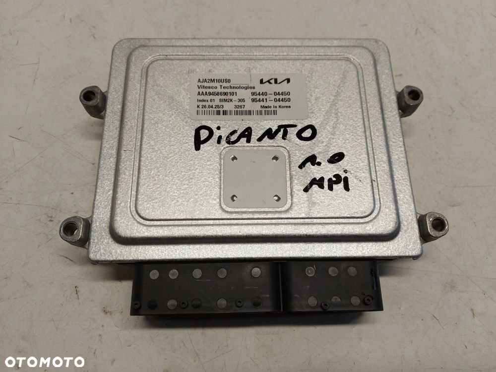 Picanto IV III LIFT sterownik ecu komputer silnika 1.0mpi 95440-04450 - 3