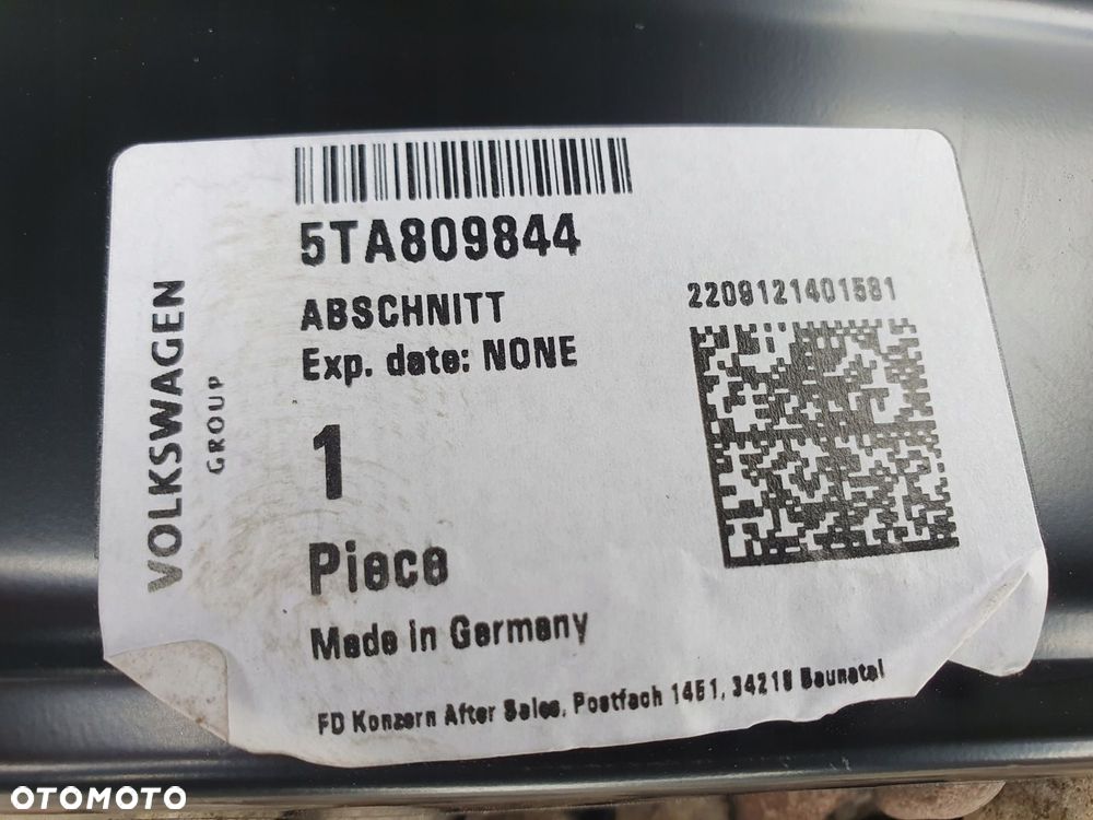 Próg poszycie prawe VW Touran 5TA rok 15- - 4