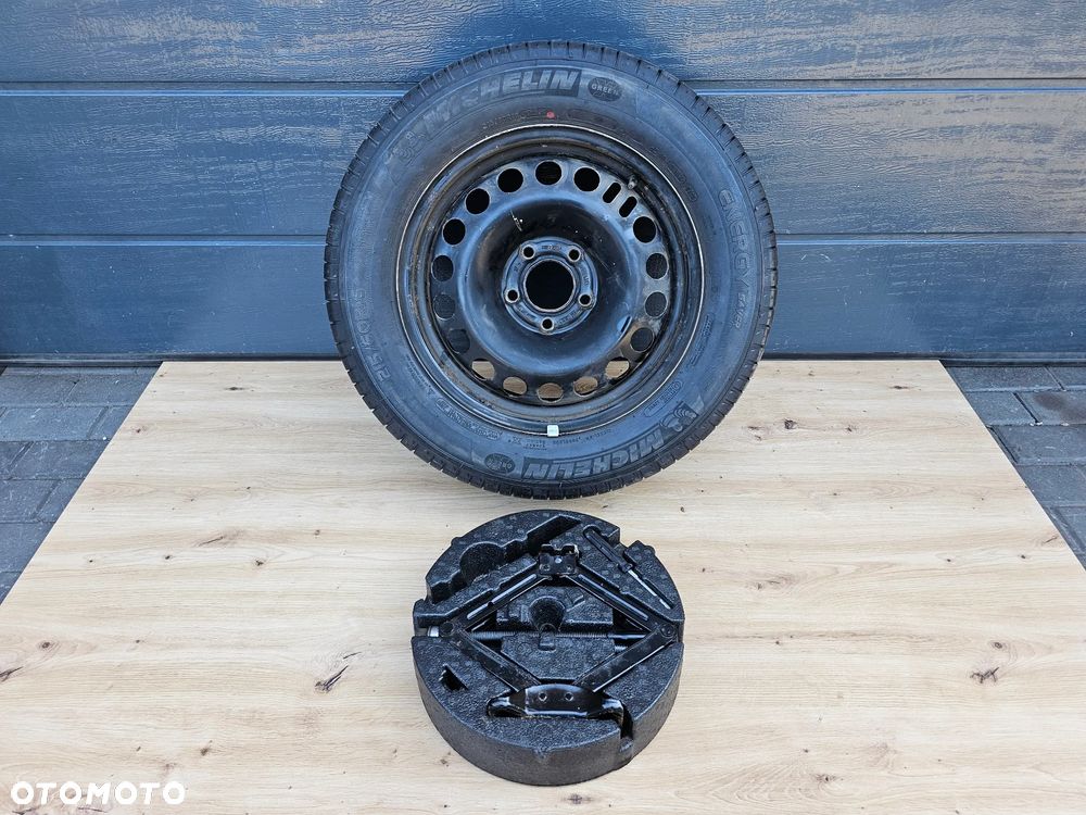 KOŁO ZAPASOWE ZAPAS DOJAZDOWE PEŁNOWYMIAROWE ZESTAW LEWAREK OPEL ASTRA J ZAFIRA C 16 CALI 5x115 ET41 - 1