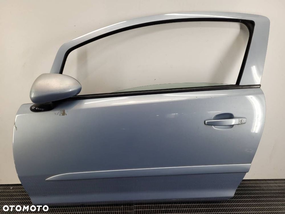 DRZWI PRZÓD PRZEDNIE LEWE KOMPLETNE OPEL CORSA D 3D - 1