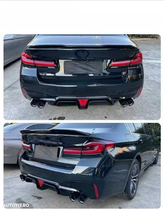 Difuzor cu LED Bara Spate M Performance CS Style BMW G30 G31, 2018-22 - 5