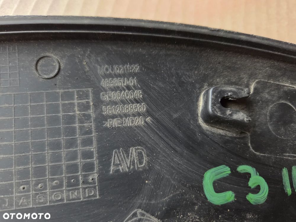 Listwa nakładka błotnika prawy przód Citroen C3 III - 14