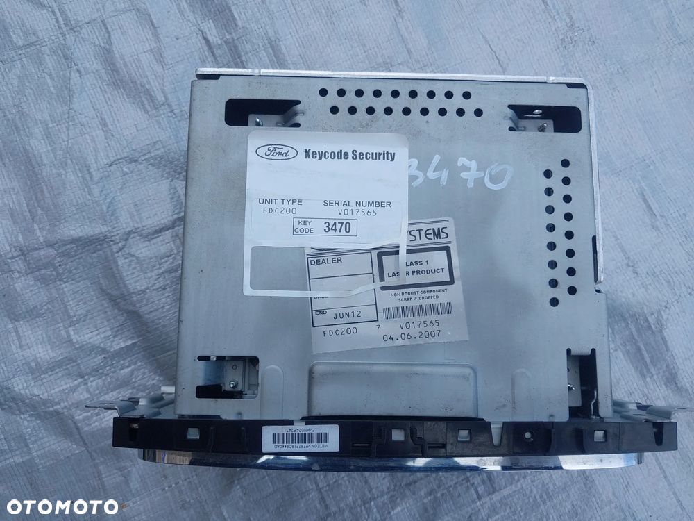 Radio Ford Mondeo Mk4 MK IV 10R-02 3539  7S7T-18C815-AB - 2