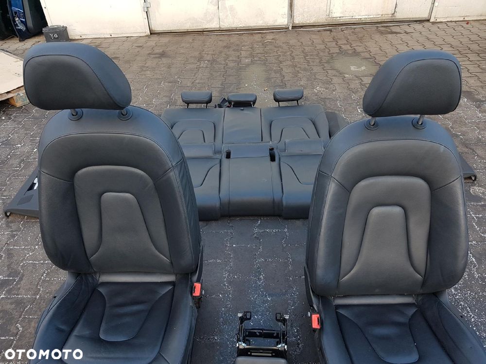 AUDI A4 B8 LIFT SEDAN FOTELE KANAPA SKÓRZANE - 5