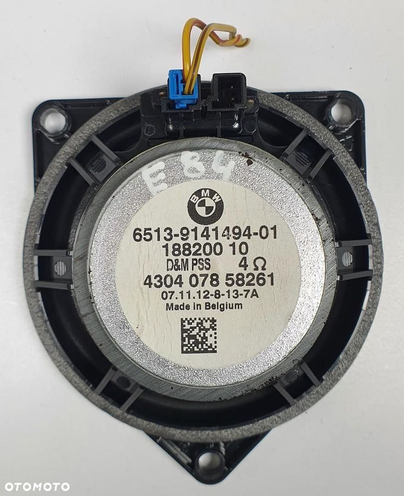 GŁOŚNIK DRZWI BMW X1 E84 9141494 - 2