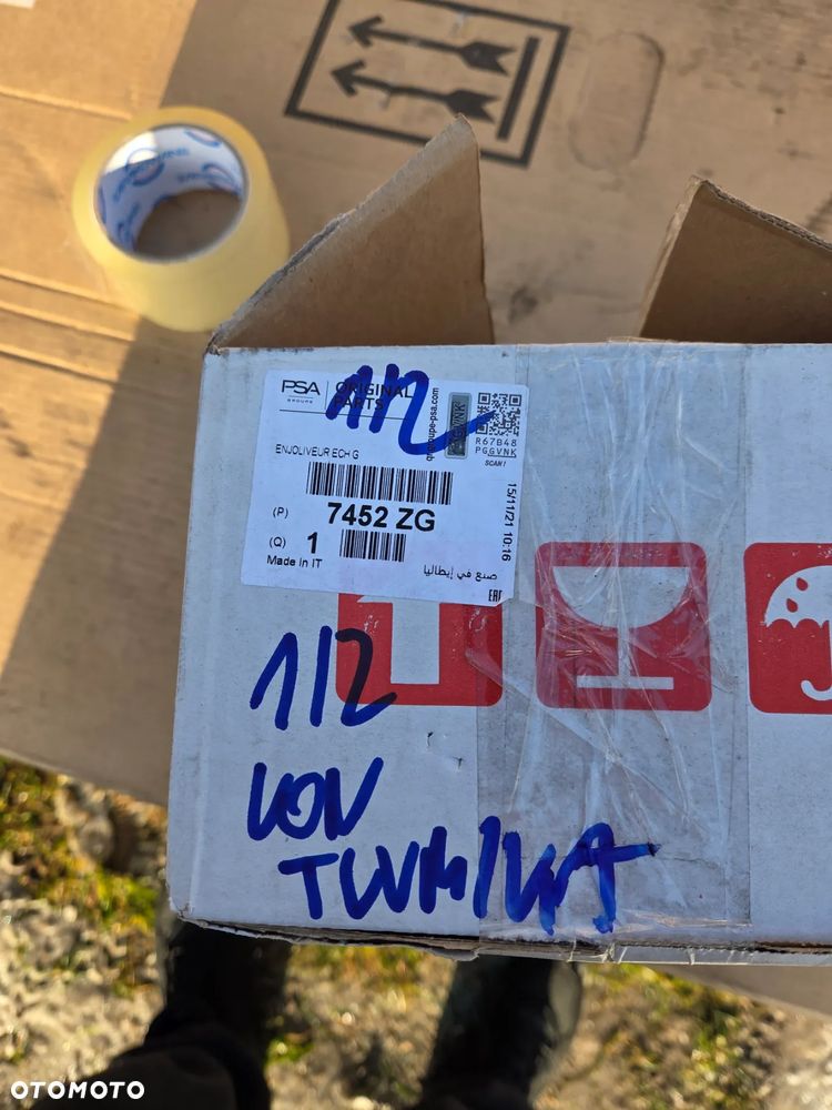 Lewa Końcówka Wydechu Citroën C5 II X7 Kombi 7452ZG 9686046080 lewa Końcówka układu wydechowego - 10