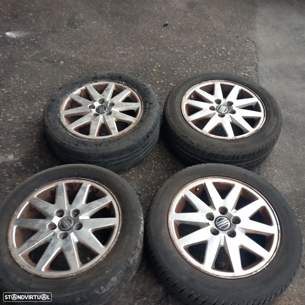 Jantes 16 volvo v50 com pneus 205 55 16 - 1