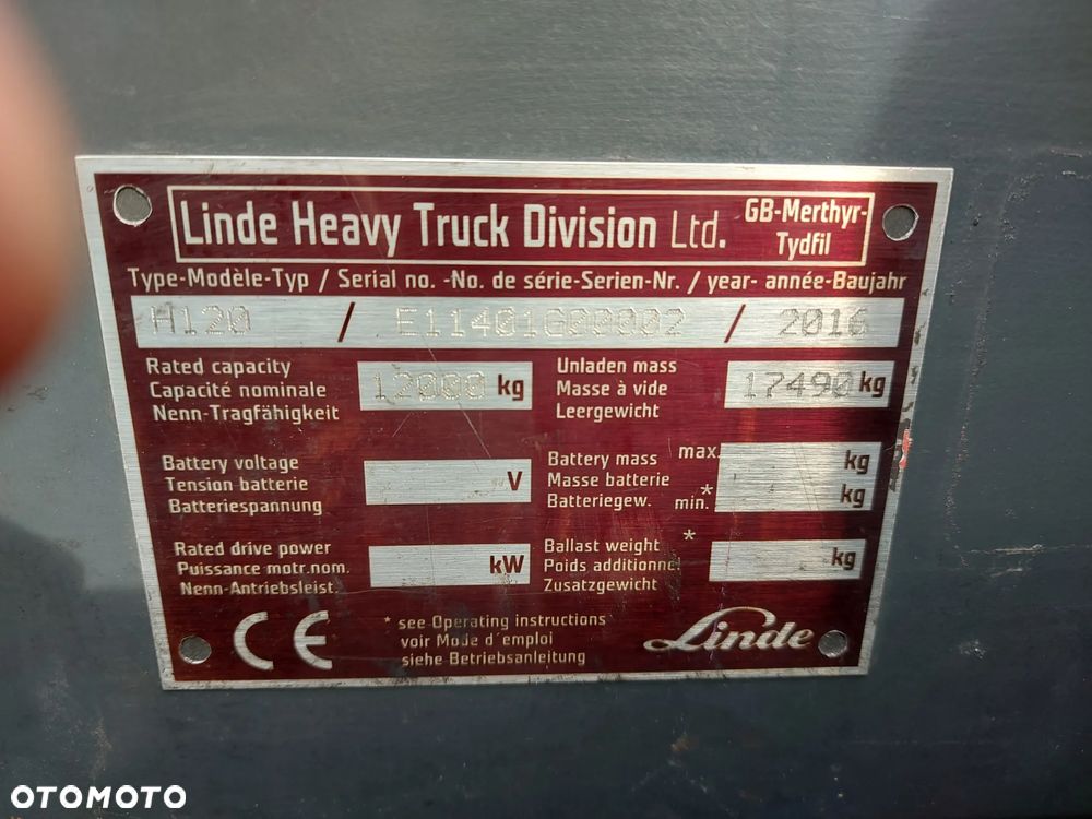 Linde H120 - 7