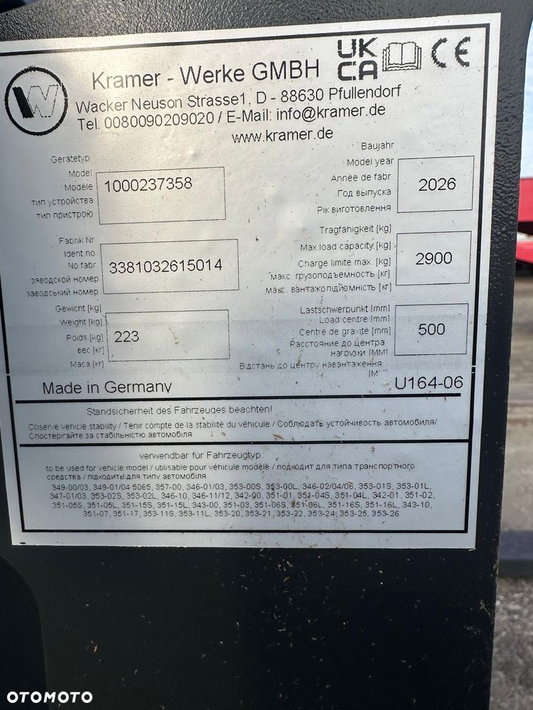 Kramer WIDŁY PALETOWE - 5